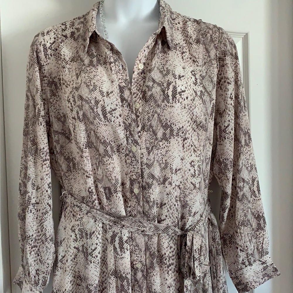 NWT Loft Snakeskin Print Dress